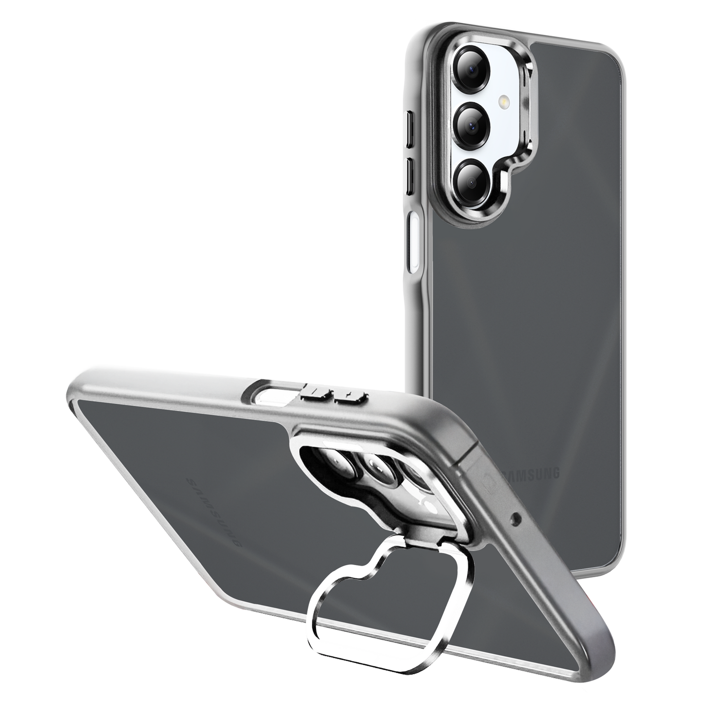 AMPD Acrylic Smoke Camkick Magsafe Case For Samsung Galaxy A16 5g Slim Phone Case - Gray