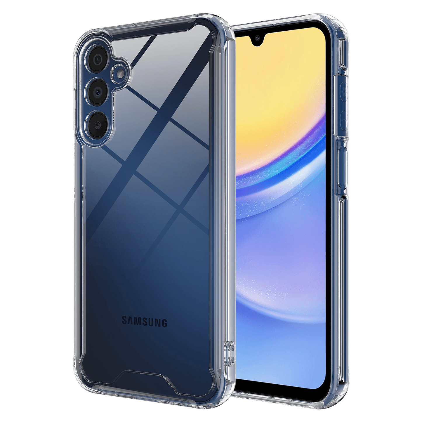 AMPD Tpu/acrylic Crystal Clear Case For Samsung Galaxy A35 5g Slim Phone Case - Clear