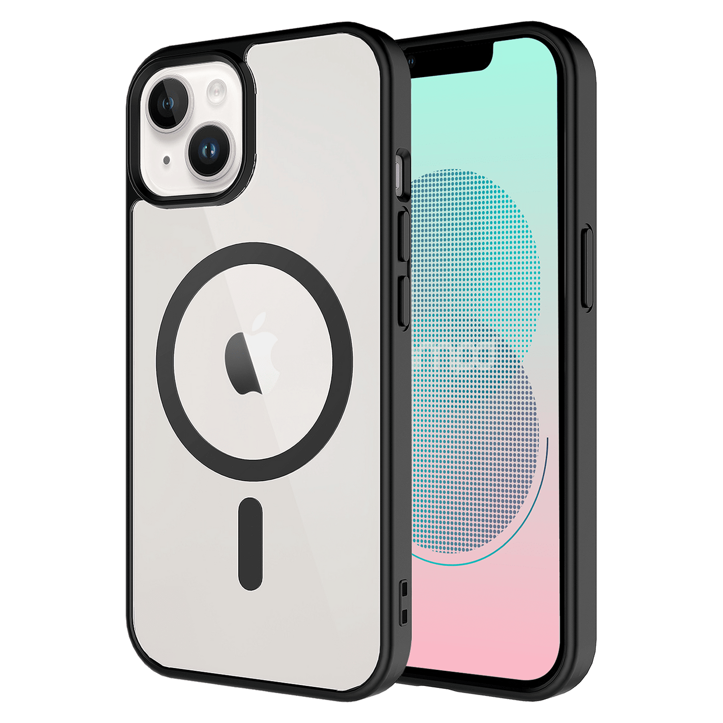 AMPD Tpu / Acrylic Bumper Case For Apple Iphone 13 Slim Phone Case - Black