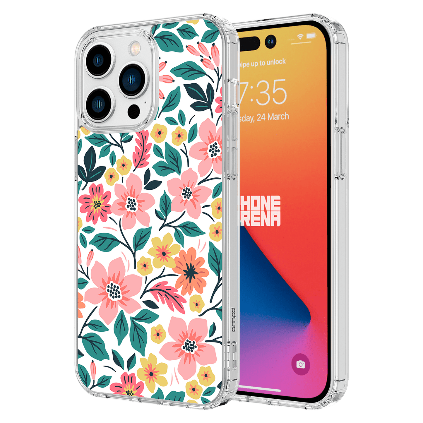 AMPD Tpu / Acrylic Hd Print Magsafe Case For Apple Iphone 15 Pro Max Slim Phone Case - Multi-color