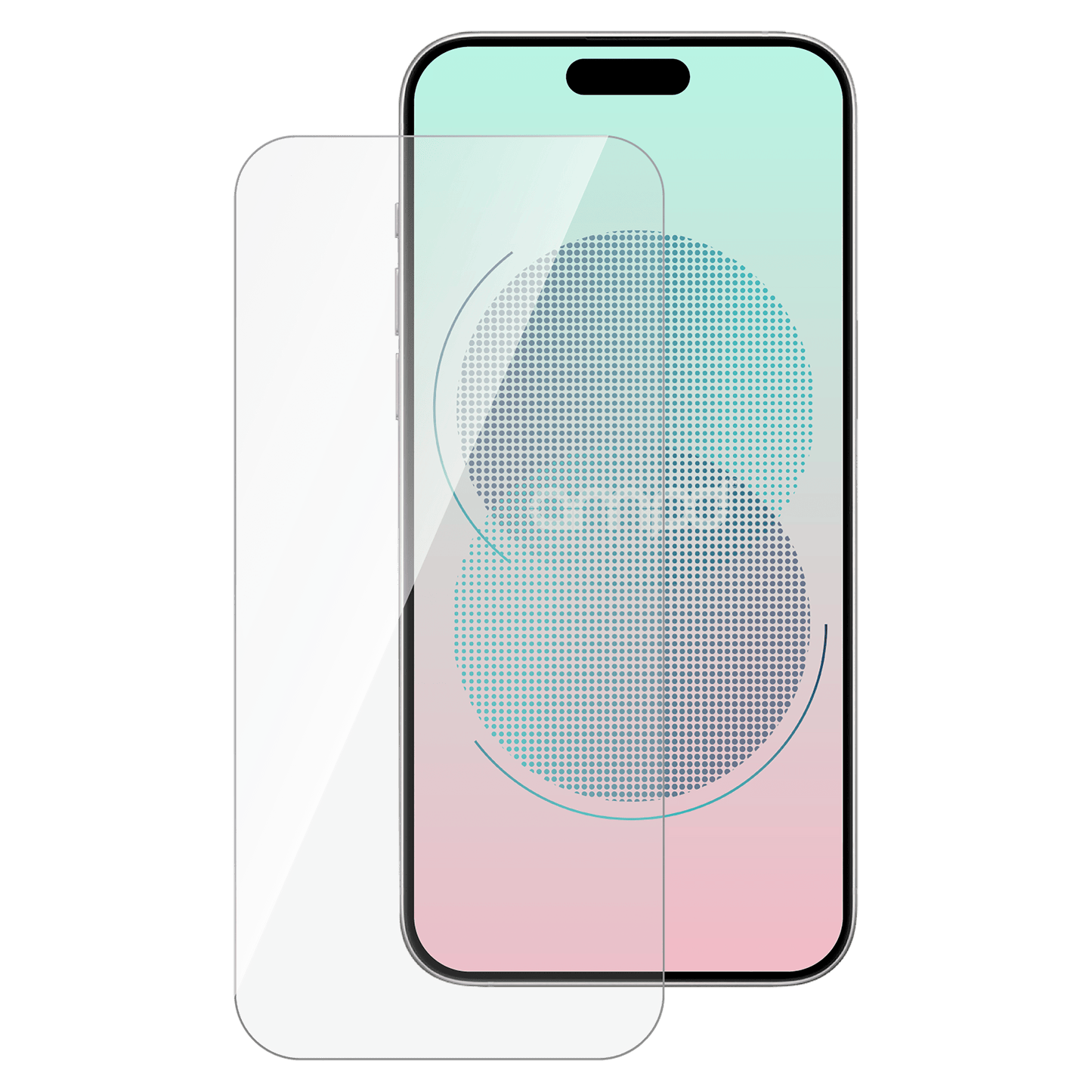 AMPD 0.33 Impact Flex Clear Tempered Glass Screen Protector For Apple Iphone 16 Plus / Iphone 15 Plus for Apple Iphone 16 Plus / Iphone 15 Plus Screen Protector - Clear