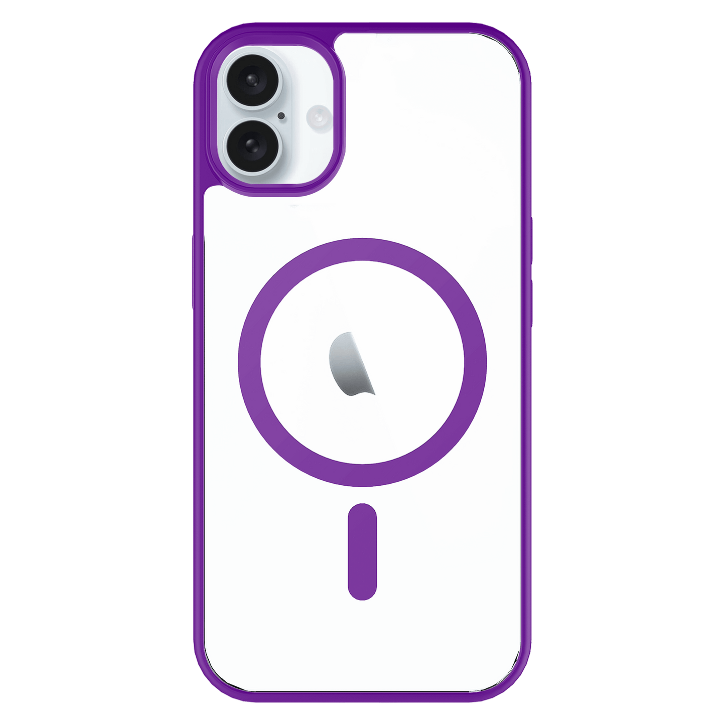 AMPD Tpu / Acrylic Bumper Magsafe Case For Apple Iphone 16 Plus Slim Phone Case - Purple