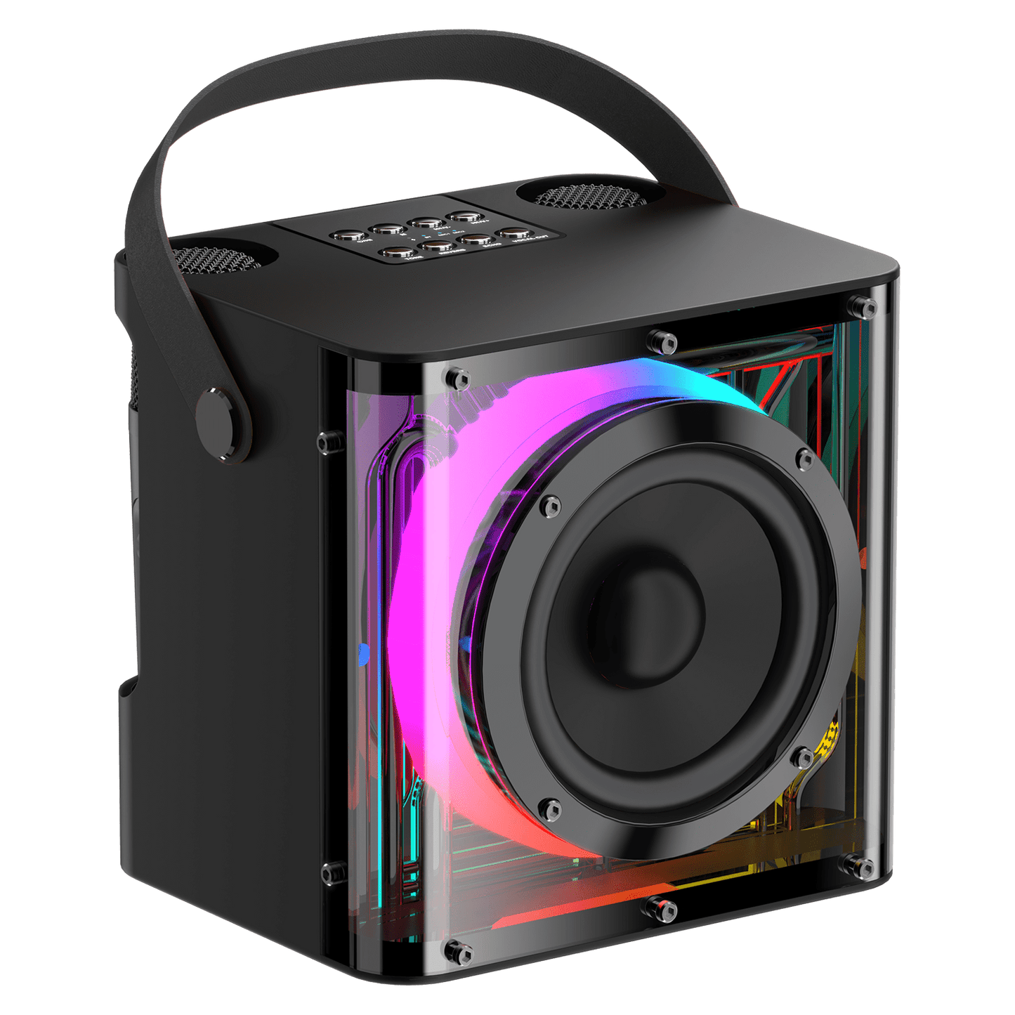 Sway Minioke Duet 20w Speaker With Dual Wireless Microphones 20W Portable Speaker - Black