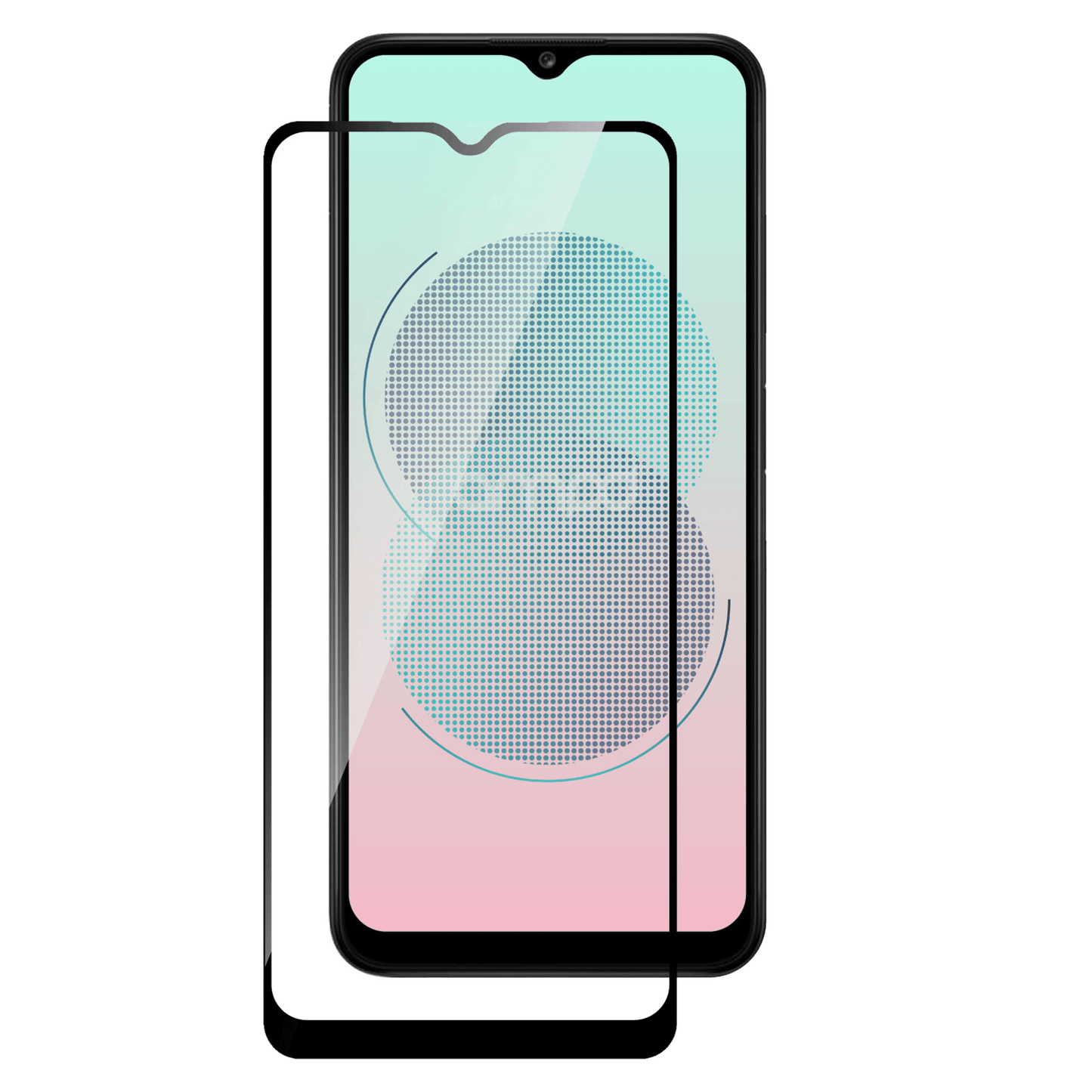 AMPD 3d Glass Screen Protector For Samsung Galaxy A03s for Samsung Galaxy A03s  Screen Protector - Clear