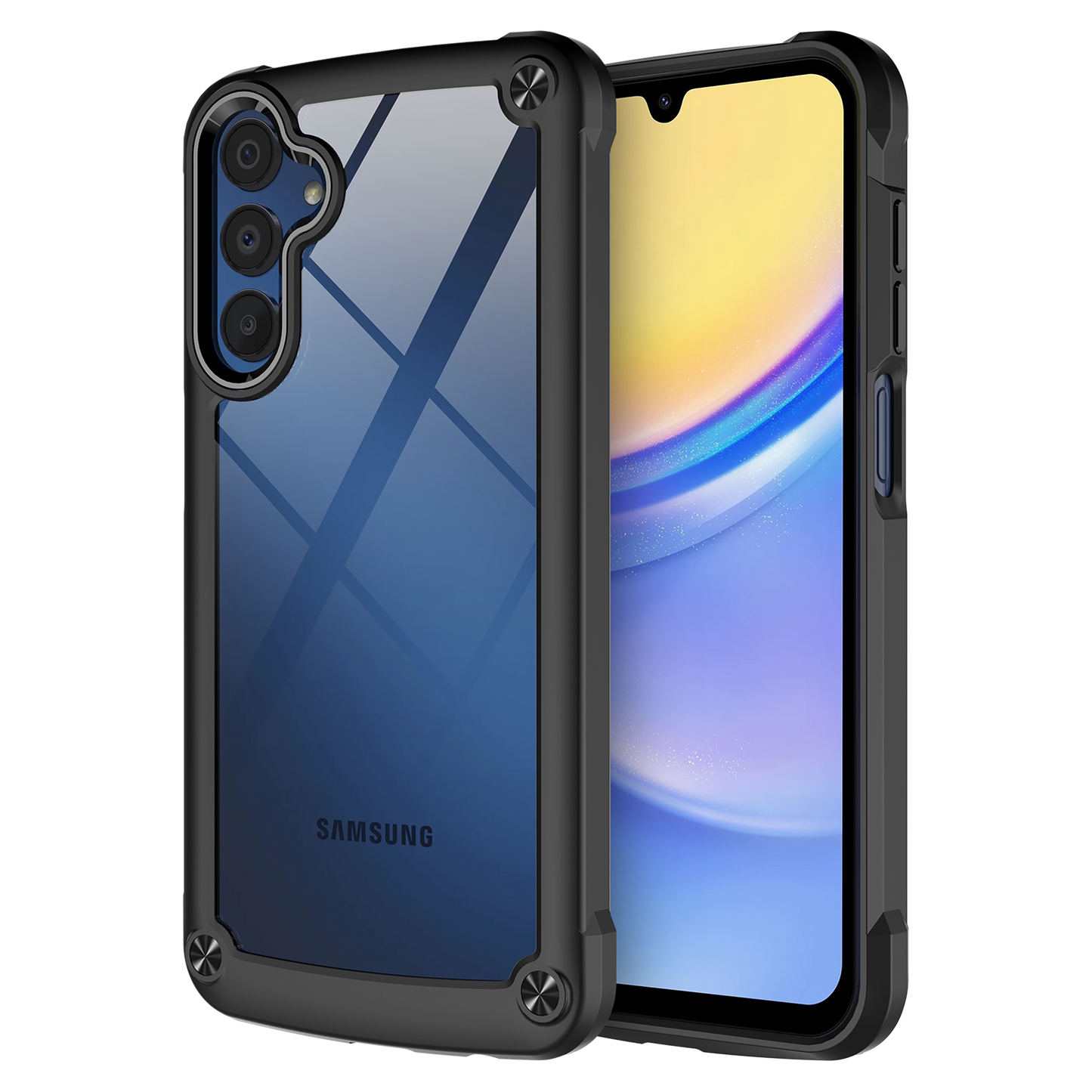 AMPD Durabump Case For Samsung Galaxy A15 5g Slim Phone Case - Black
