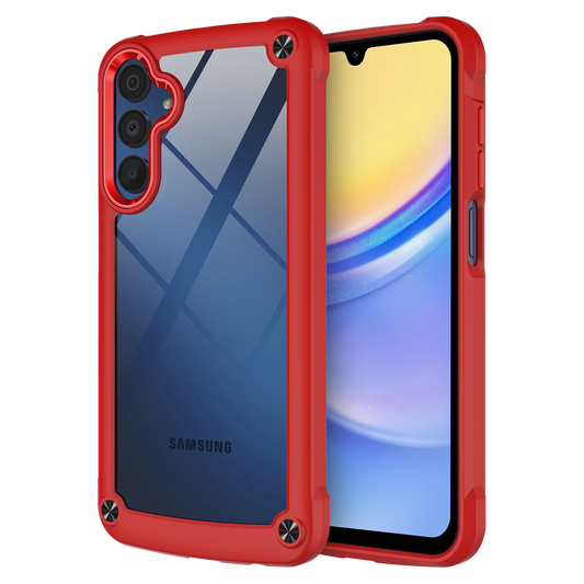 AMPD Durabump Case For Samsung Galaxy A15 5g Slim Phone Case - Red