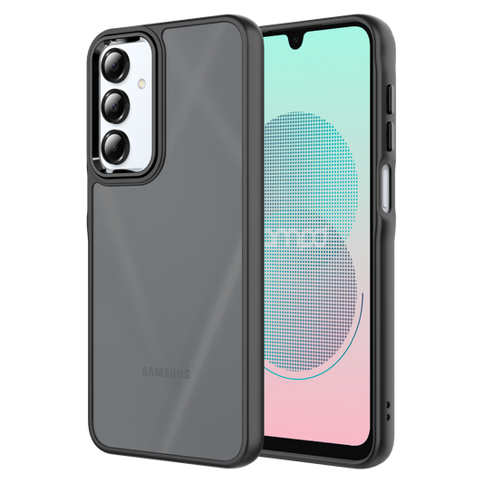 AMPD Acrylic Smoke Case For Samsung Galaxy A16 5g Slim Phone Case - Black, gray