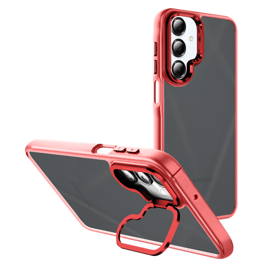 AMPD Acrylic Smoke Camkick Magsafe Case For Samsung Galaxy A16 5g Slim Phone Case - Red