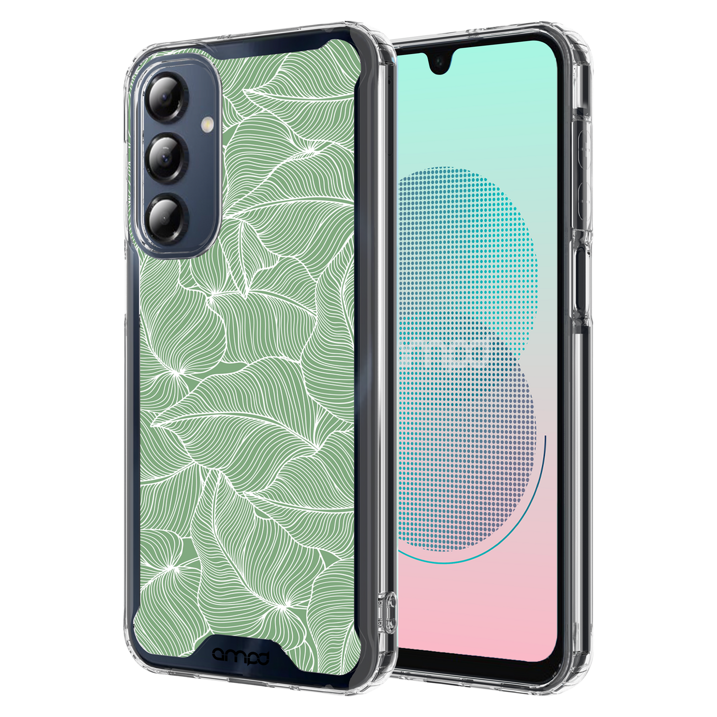 AMPD Tpu  /  Acrylic Hd Print Crystal Clear Case For Samsung Galaxy A16 5g Slim Phone Case - Brown