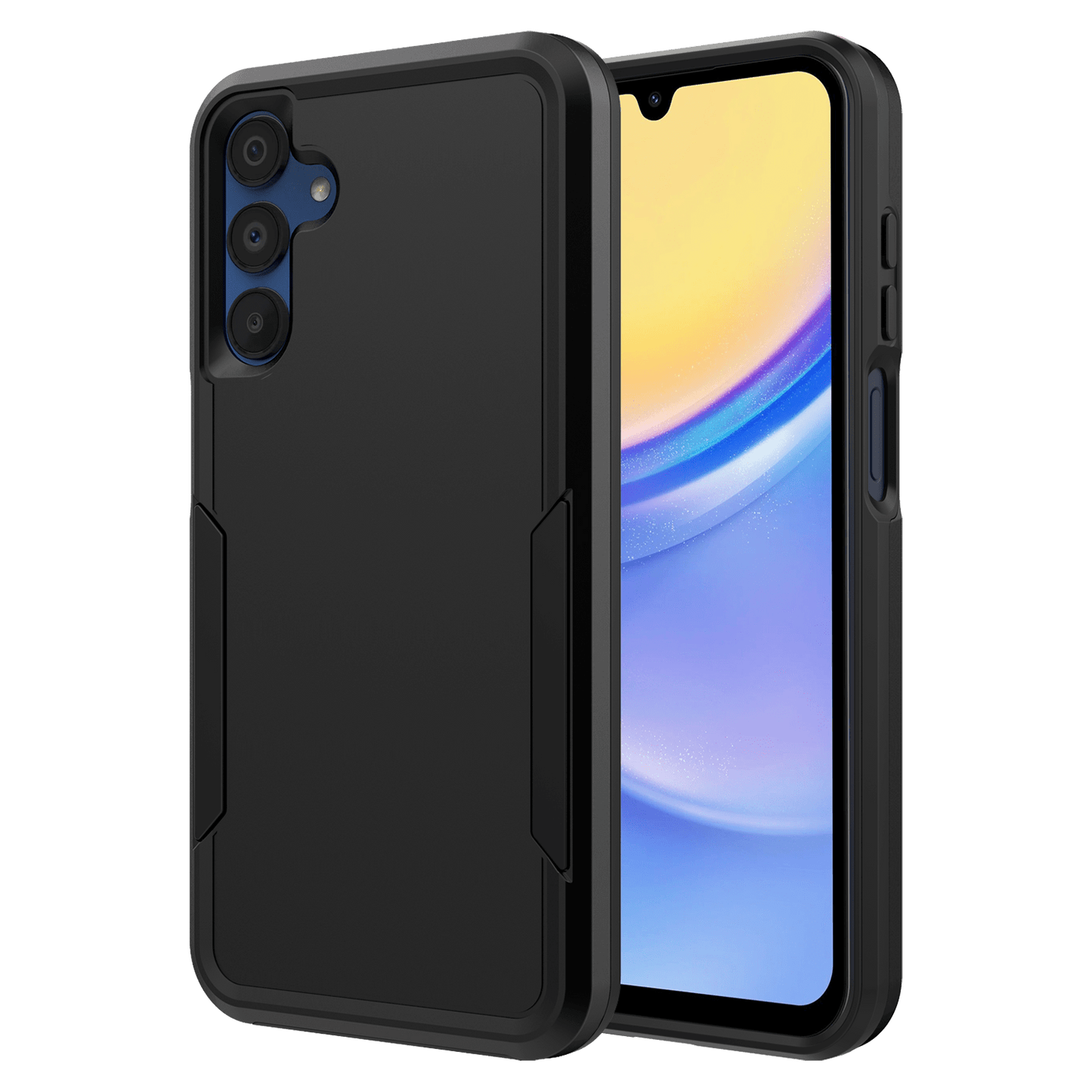 AMPD Dual Layer Military Drop For Samsung Galaxy A16 5g Slim Phone Case - Black