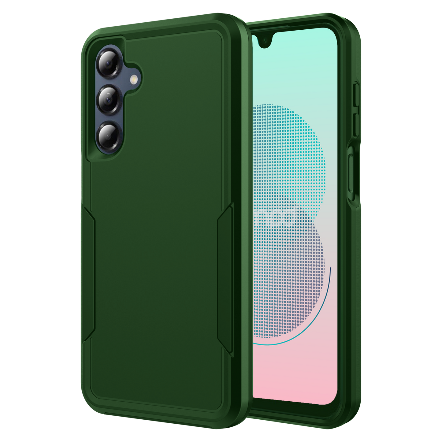 AMPD Dual Layer Military Drop For Samsung Galaxy A16 5g Slim Phone Case - Green