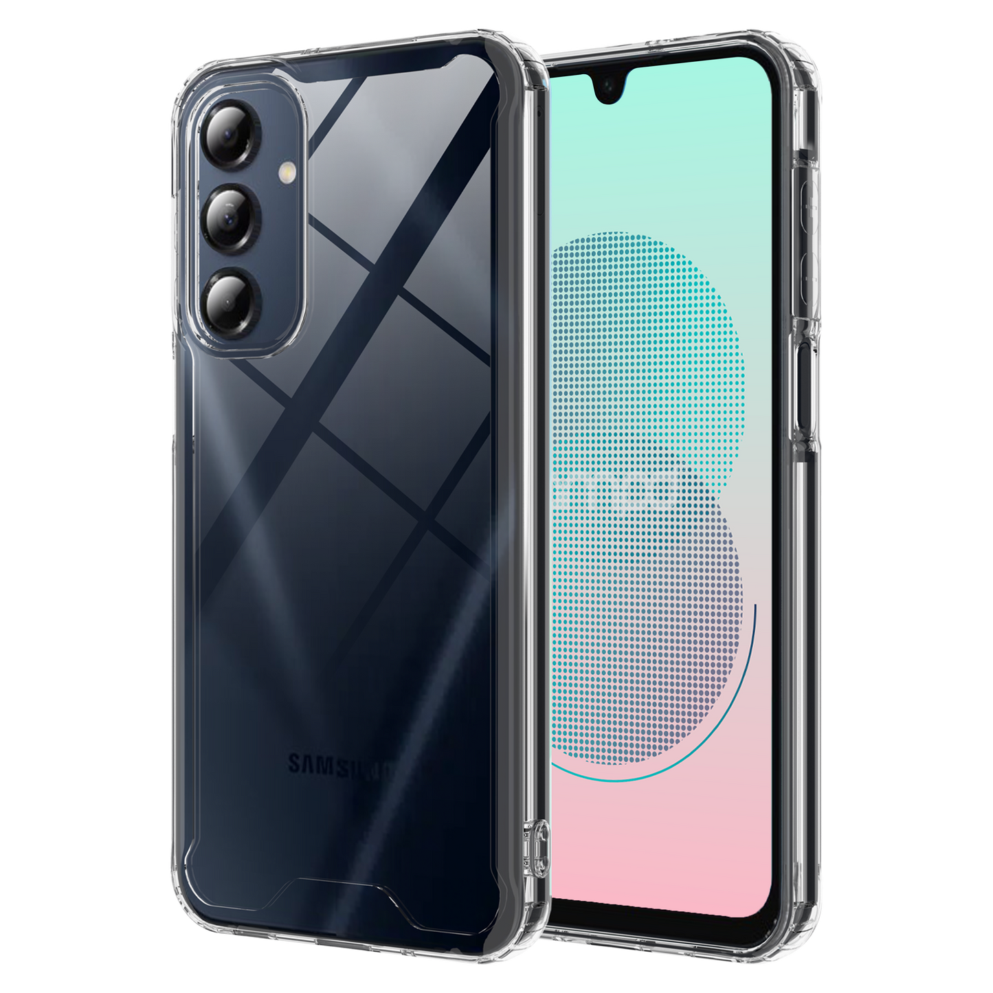 AMPD Tpu  /  Acrylic Crystal Clear Case For Samsung Galaxy A16 5g Slim Phone Case - Clear