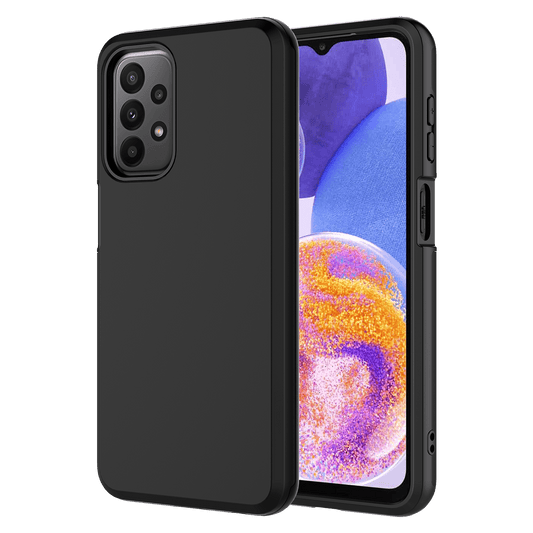 AMPD Classic Slim Dual Layer Case For Samsung Galaxy A23 / A23 5g Slim Phone Case - Black
