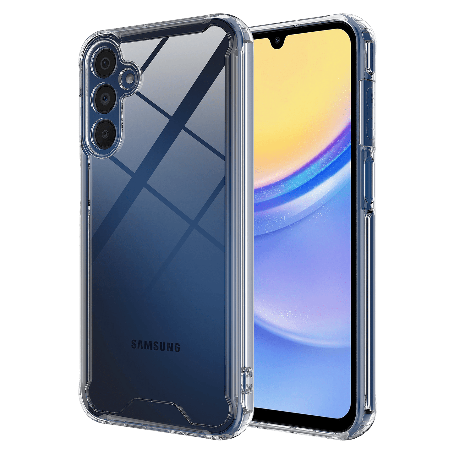 AMPD Tpu / Acrylic Crystal Clear Case For Samsung Galaxy A25 5g Slim Phone Case - Clear