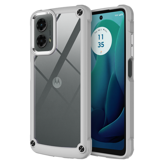 AMPD Acrylic Durabump Case For Motorola Moto G 5g (2024) Slim Phone Case - Gray