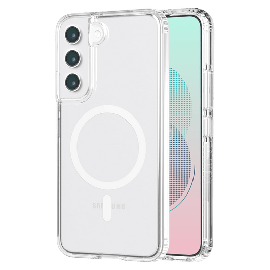 AMPD Tpu / Acrylic Crystal Clear Magsafe Case For Samsung Galaxy S23 Slim Phone Case - Clear