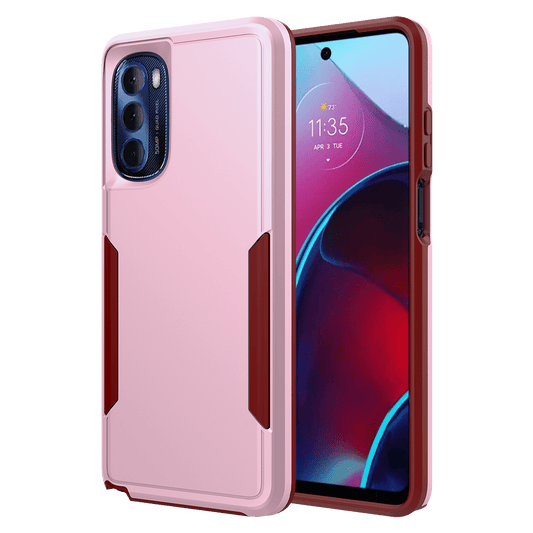 AMPD Military Drop Case For Motorola Moto G Stylus (2022) / Moto G Stylus 5g (2022) Rugged Phone Case - Pink