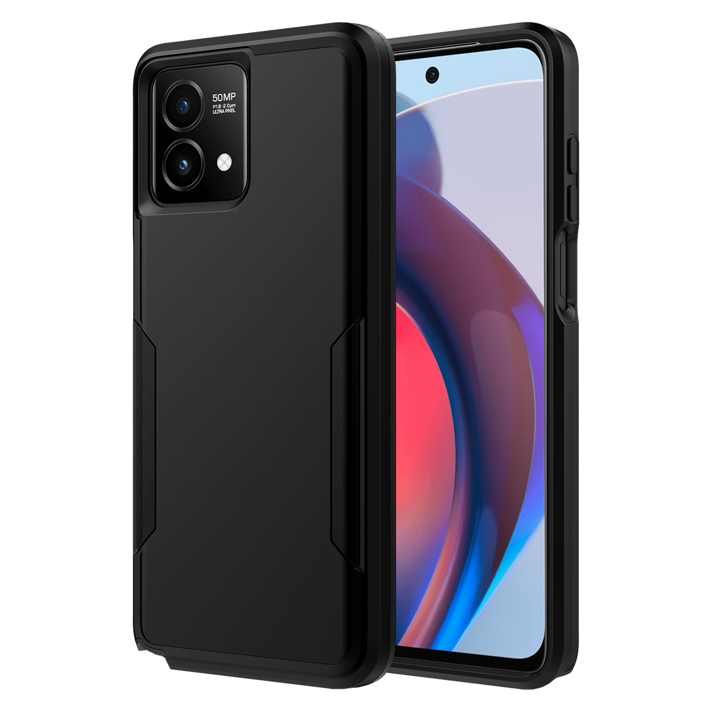 AMPD Military Drop Case For Motorola G Stylus 5g (2023) Rugged Phone Case - Black