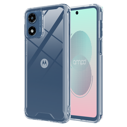 AMPD Tpu / Acrylic Crystal Clear Case For Motorola Moto G Stylus 5g (2024) Slim Phone Case - Clear
