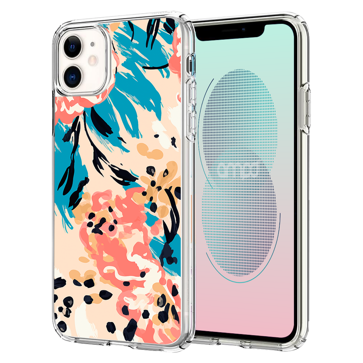 AMPD Tpu/acrylic Hd Print Case For Apple Iphone 11 Slim Phone Case - Blue