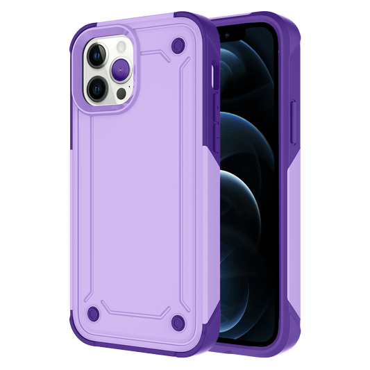 AMPD Rugged Drop Case For Apple Iphone 12 Slim Phone Case - Purple