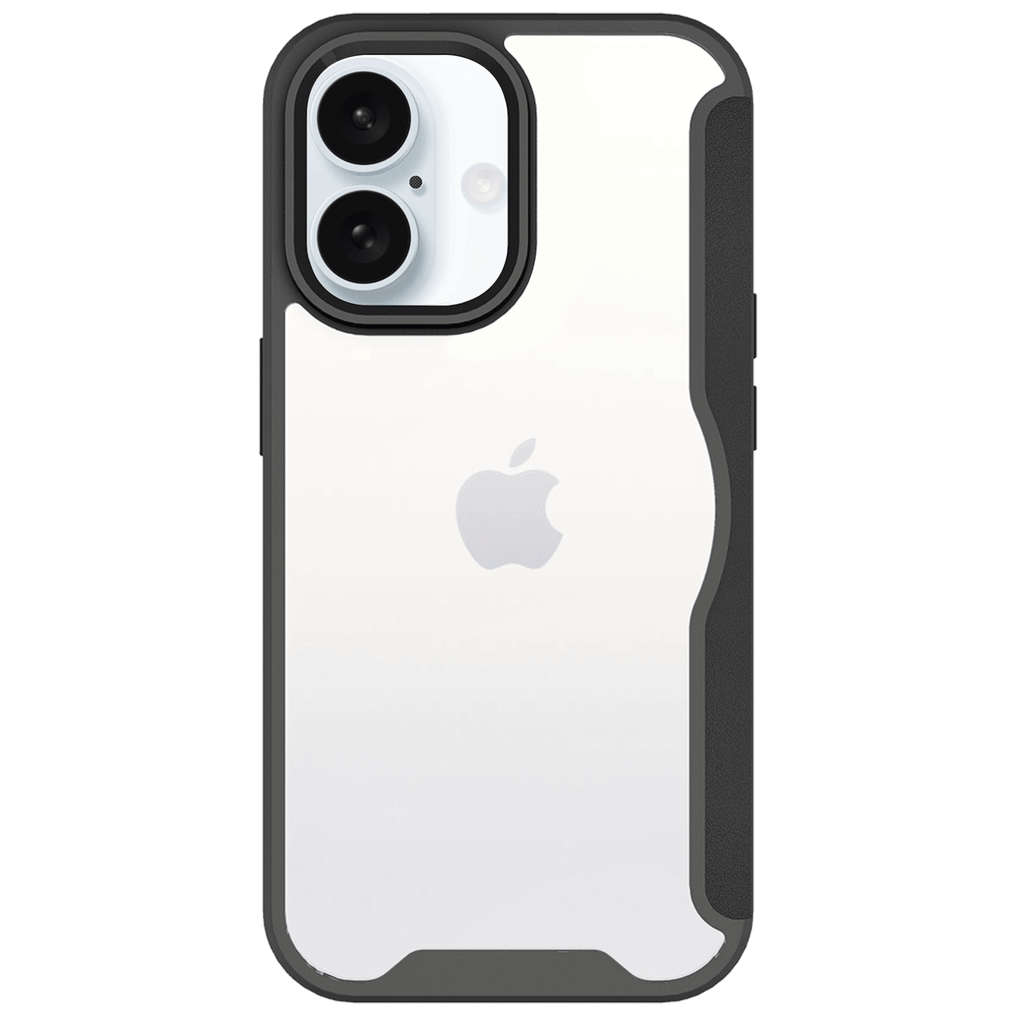 AMPD Tpu  /  Acrylic Wallet Flip Magsafe Case For Apple Iphone 16 for Apple Iphone 16  Phone Case - Black