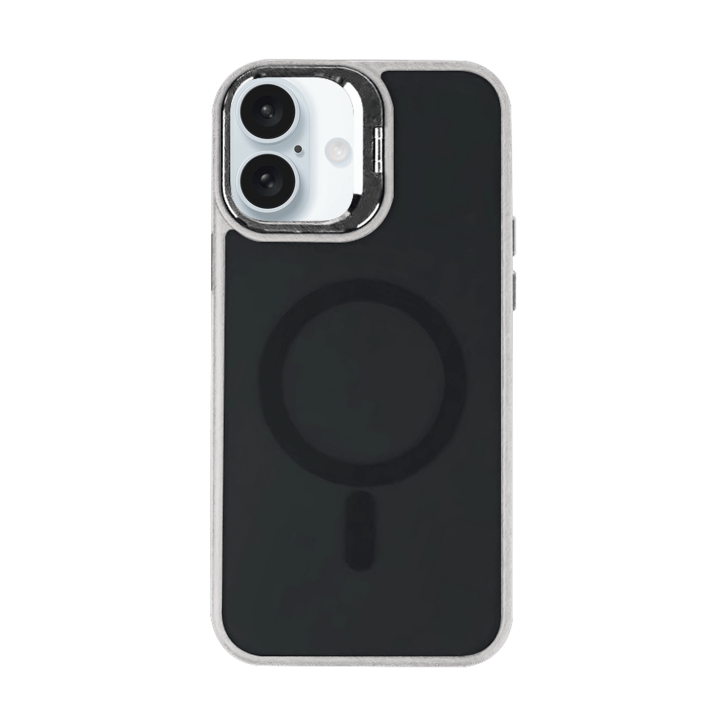 AMPD Acrylic Smoke Camkick Magsafe Case For Apple Iphone 16 Plus Slim Phone Case - Gray