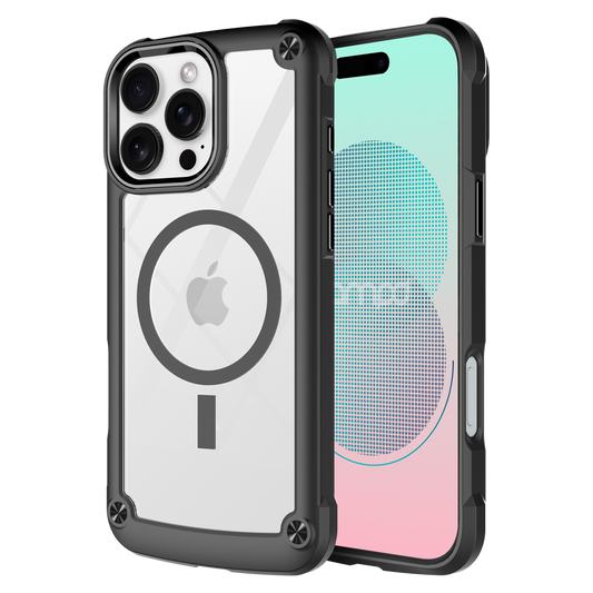 AMPD Durabump Magsafe Case For Apple Iphone 16 Pro Max Slim Phone Case - Black