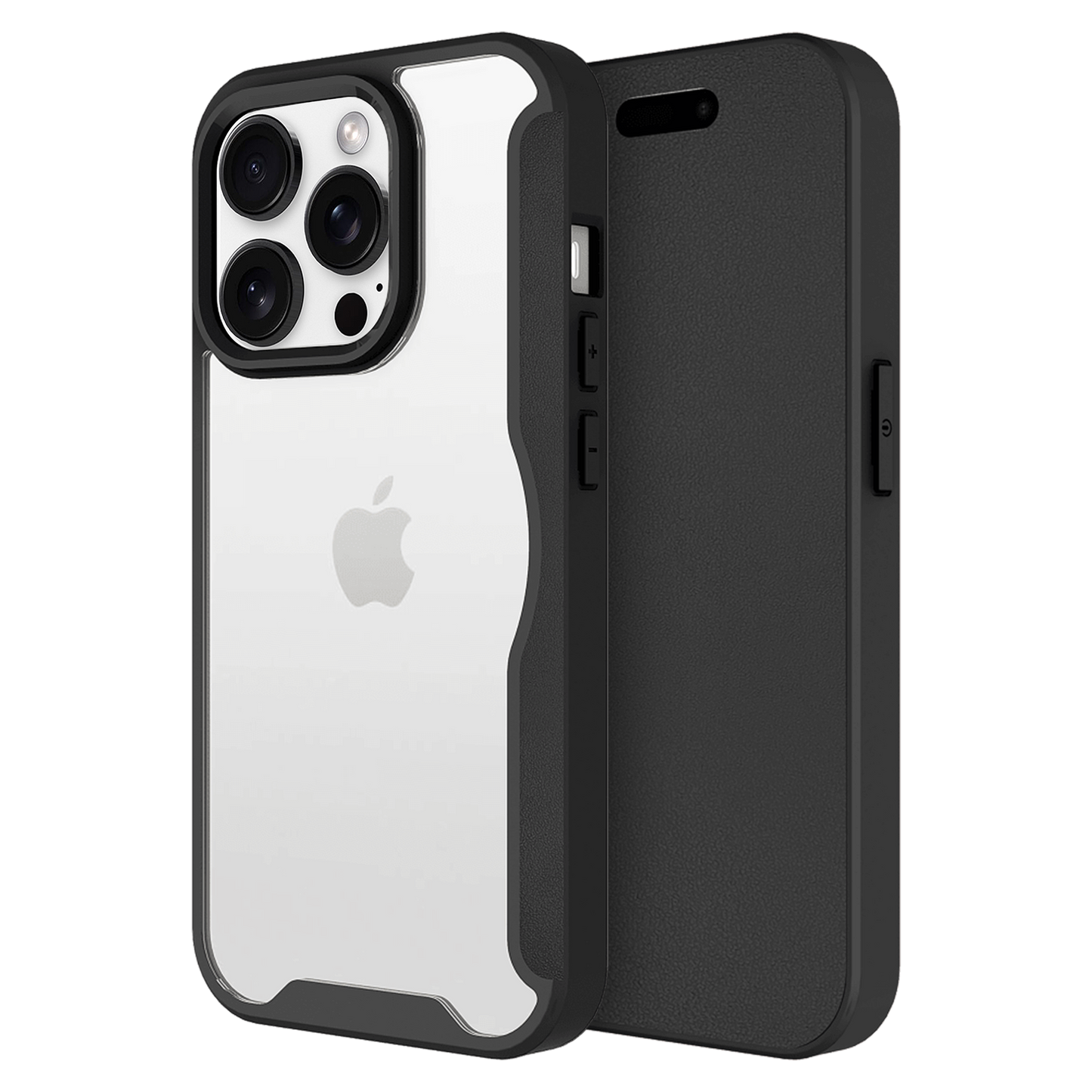 AMPD Tpu  /  Acrylic Wallet Flip Magsafe Case For Apple Iphone 16 Pro Max for Apple Iphone 16 Pro Max  Phone Case - Black