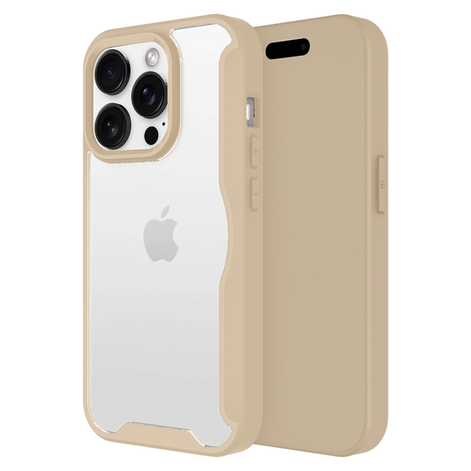 AMPD Tpu  /  Acrylic Wallet Flip Magsafe Case For Apple Iphone 16 Pro Max for Apple Iphone 16 Pro Max  Phone Case - Brown