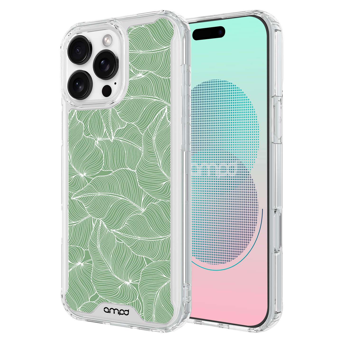 AMPD Tpu  /  Acrylic Hd Print Magsafe Case For Apple Iphone 16 Pro Max Slim Phone Case - Brown