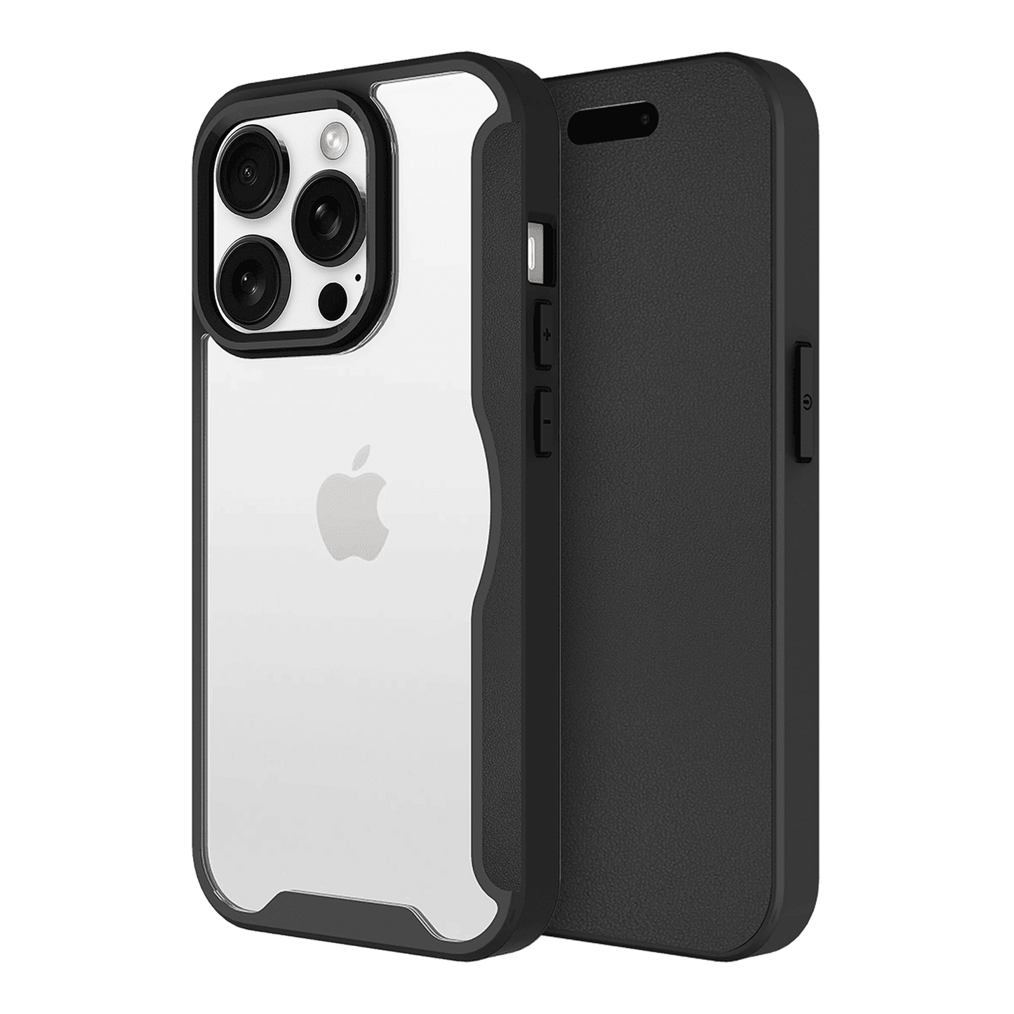 AMPD Tpu  /  Acrylic Wallet Flip Magsafe Case For Apple Iphone 16 Pro for Apple Iphone 16 Pro  Phone Case - Black