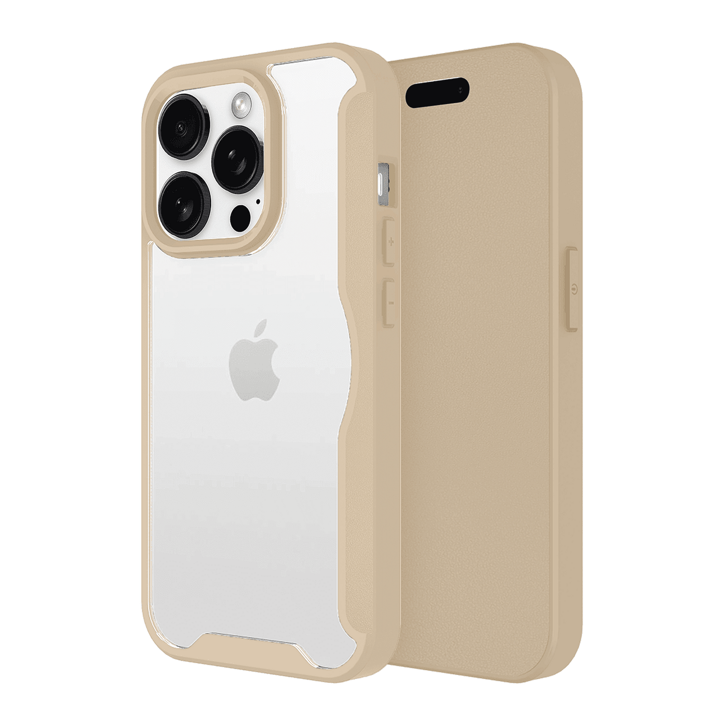 AMPD Tpu  /  Acrylic Wallet Flip Magsafe Case For Apple Iphone 16 Pro for Apple Iphone 16 Pro  Phone Case - Brown