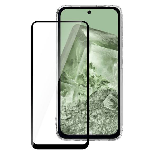 AMPD 3d Full Faced Tempered Glass For Google Pixel 8a for Google Pixel 8a  Screen Protector - Clear
