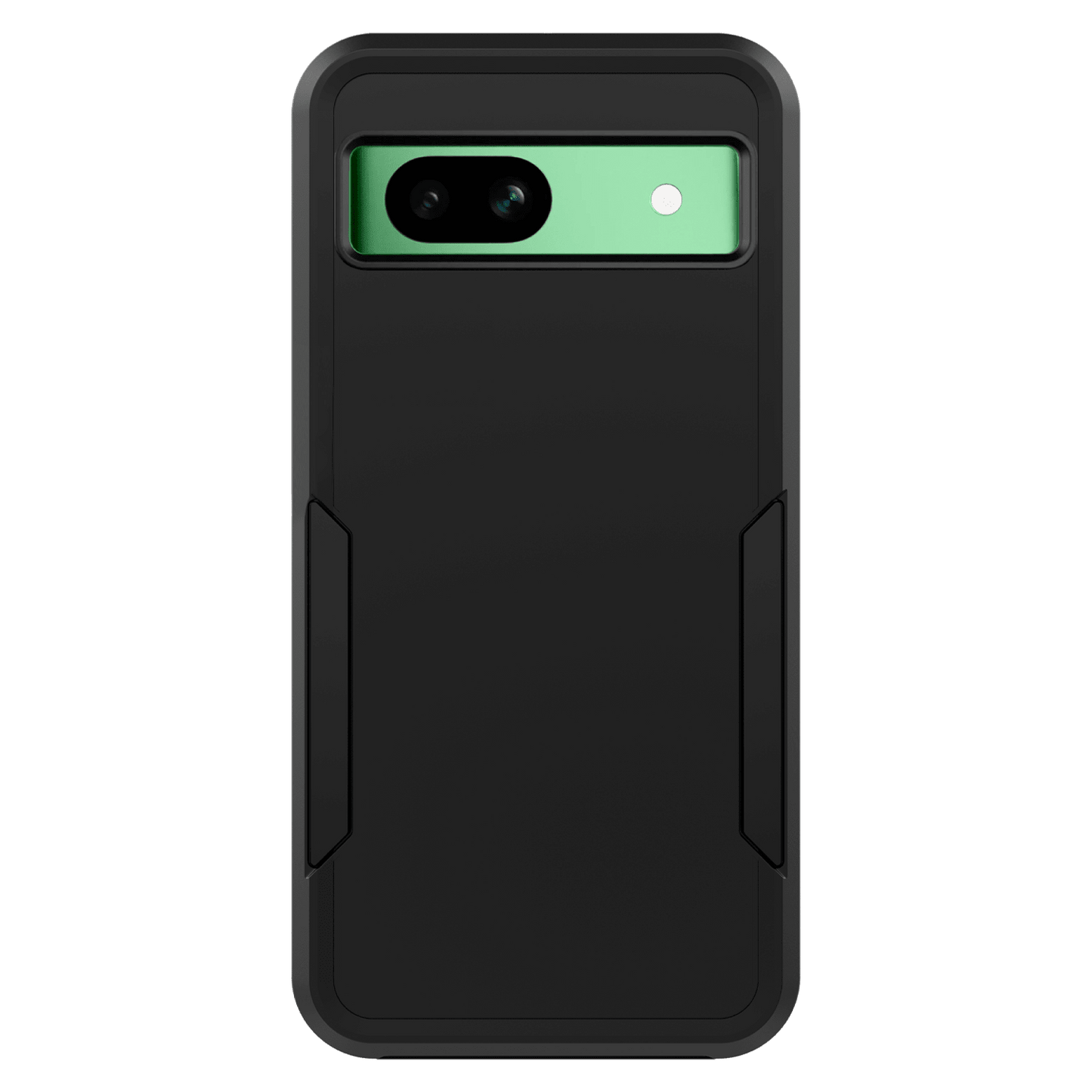 AMPD Dual Layer Military Drop Case For Google Pixel 8a Slim Phone Case - Black