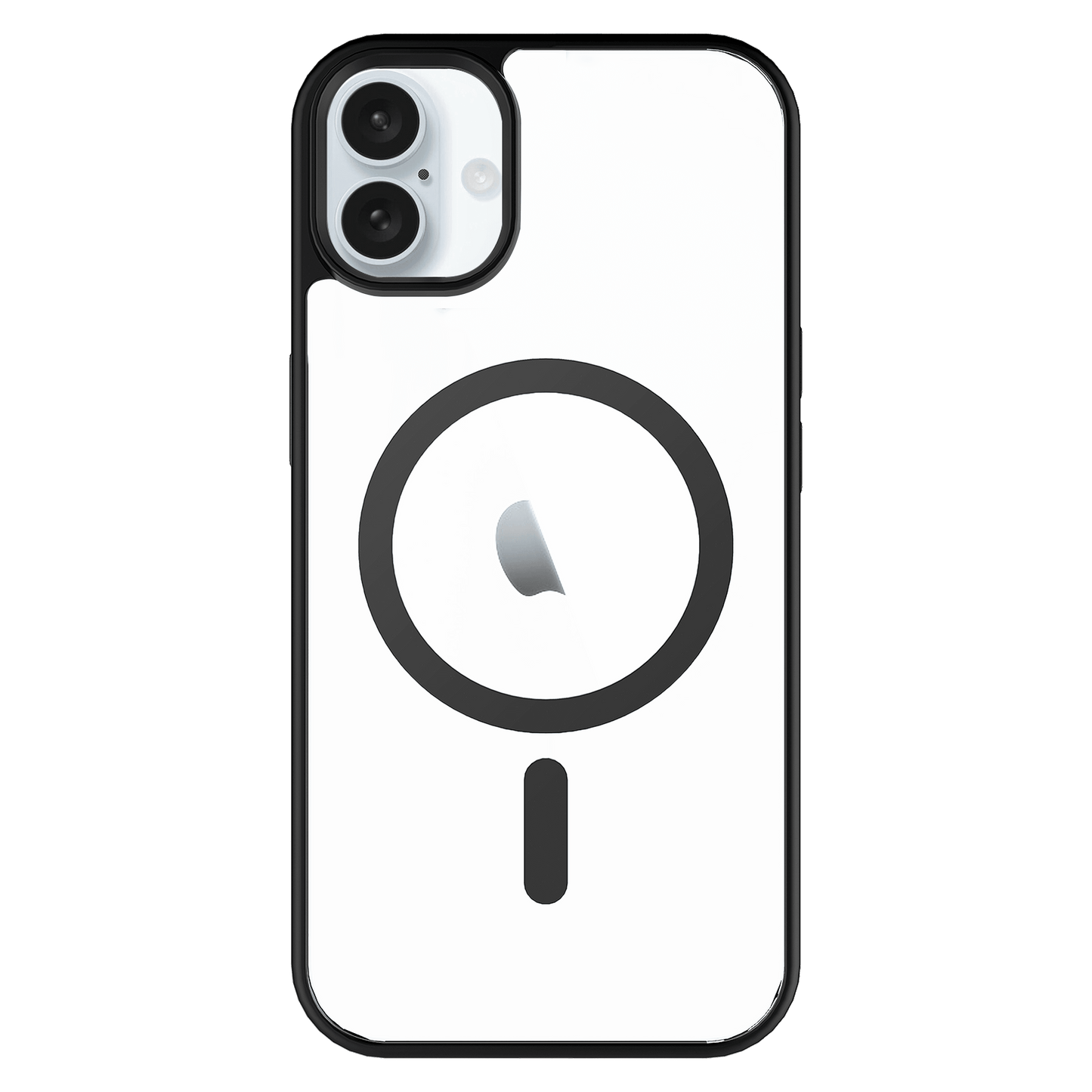 AMPD Tpu  /  Acrylic Bumper Magsafe Case For Apple Iphone 16 Plus Slim Phone Case - Black