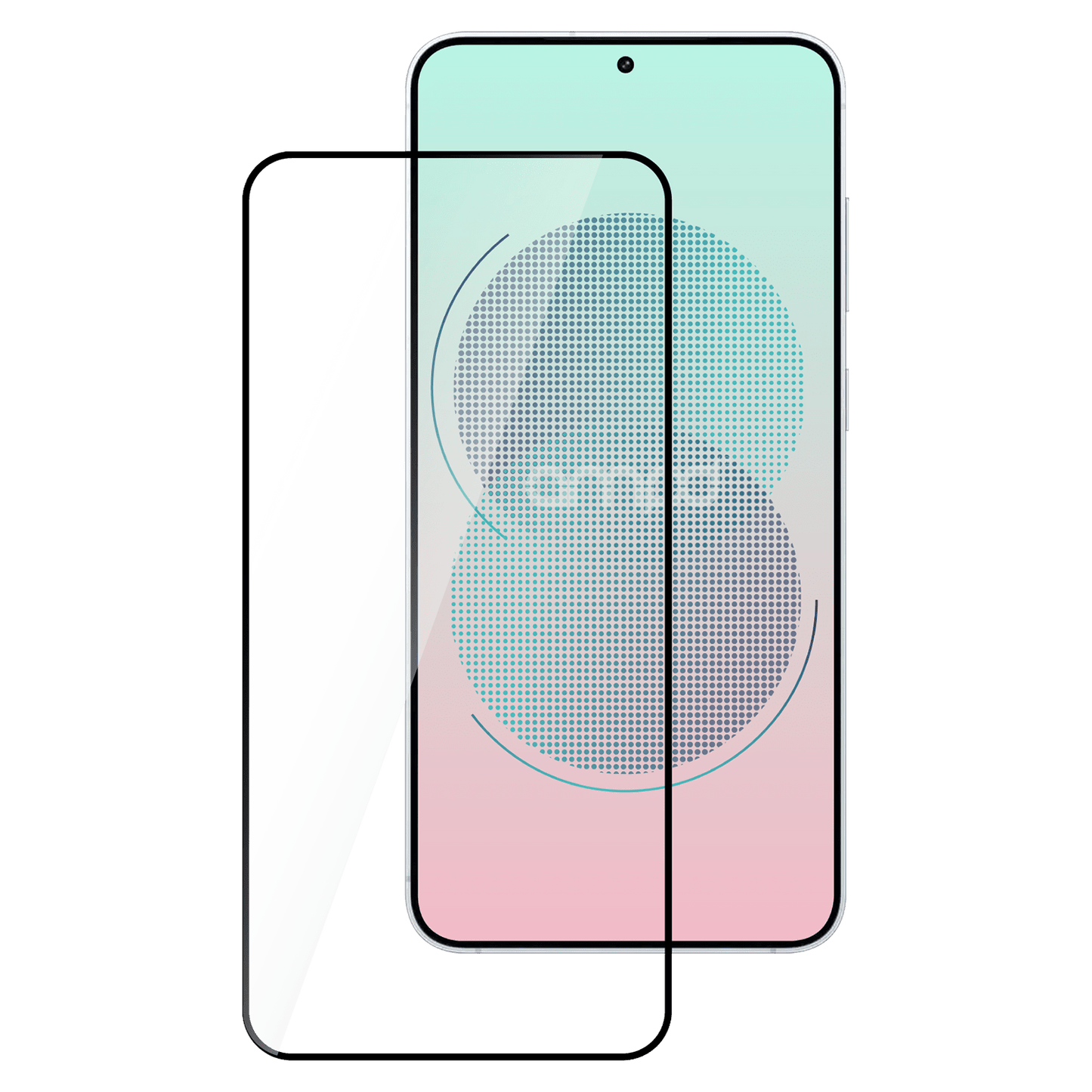 AMPD 3d Full Faced Impact Flex Glass Screen Protector For Samsung Galaxy S25 for Samsung Galaxy S25  Screen Protector - Clear