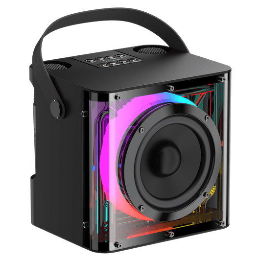 Sway Minioke Duet 20w Speaker With Dual Wireless Microphones 20W Portable Speaker - Black